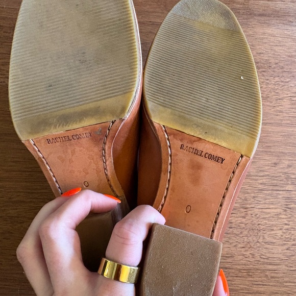 Rachel Comey Cognac Tan Leather Slip On Mule Flat — Designer - Picture 8 of 9